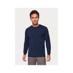 Relaxia Penye Erkek Uzun Kollu Tshirt - 2XL - Lacivert