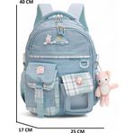 Relaxion 2174-1450 Ithal Kore Tarzı Unisex Çocuk Ilkokul Sırt Çantası - NKT02174-MAVI-TEKEBAT