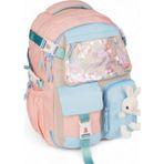 Relaxion 2175-1460 Ithal Kore Tarzı Unisex Çocuk Ilkokul Sırt Çantası - NKT02175-PUDRA-TEKEBAT