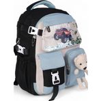 Relaxion 2175-1460 Ithal Kore Tarzı Unisex Çocuk Ilkokul Sırt Çantası - NKT02175-SIYAH-TEKEBAT