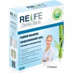 Relife 2 Adet x Detoks Ayak Bandı Detoks Bant Re-Life %100 Doğal