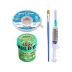 Relıfe Rl-402/ Krem Lehim Paste 183 C 40g Flux Lehim Toplama Ve Cp 2515 Lehim Emme Teli Elektronikçi Yardımcı Seti02
