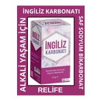 Relife Saf İngiliz Karbonatı 125 gr - %100 Doğal Sodyum Bikarbonat (Alkali Yaşam & Cilt Bakımı İçin)