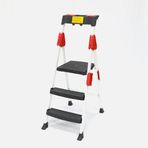 Rem Lüks 3 Basamaklı 128x115 cm Katlanabilir Ev Ofis Tipi Merdiven
