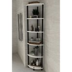 Remaks DecoLine Banyo Rafı 6 Katlı Moblen Modern Organizer Depolama Ünitesi-BEYAZ