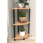 Remaks FLORA 3 RAFLI MOBLEN ÇİÇEKLİK SAKSILIK BALKON BAHÇE DEKOR RAF STAND-ATLANTİK ÇAM