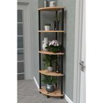Remaks FLORA 5 RAFLI MOBLEN ÇİÇEKLİK SAKSILIK BALKON BAHÇE DEKOR RAF STAND-ATLANTİK ÇAM