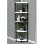 Remaks FLORA 5 RAFLI MOBLEN ÇİÇEKLİK SAKSILIK BALKON BAHÇE DEKOR RAF STAND-BEYAZ