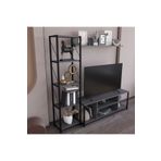 Remaks Jattebo 160 Cm Tv Ünitesi Seti Yaşam Ünitesi Seti Metal Antrasit