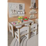 Remaks Kity Montessori Çocuk Masa Sandalye Seti | Oyun, Boyama ve Çalışma Masası | 2 Sandalyeli