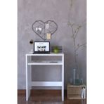 Remaks Modern Tasarımlı Beyaz Bilgisayar Masası Ahşap Malzeme ile Minimalist Özellikler - Y: 75 cm D: 45 cm G: 60 cm