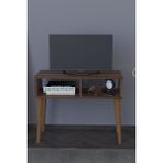 Remaks Retro Tv Sehpası Ünitesi 72 x 60 x 30 cm Ceviz Renk ve Suntalam Malzeme ile Modern Tasarım