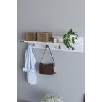 Remaks Rose Duvar Askısı Vestiyer Portmanto - Beyaz / Beyaz