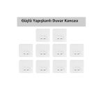 Rembox 10 Adet Güçlü Yapışkanlı Askı Tırnaklı Askı Ultra Güçlü Sticker Askı