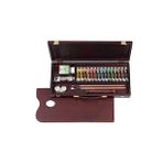 Rembrandt Yağlı Boya Takımı Box Traditional - 15 x 15 ml + 1 x 40 ml + 8 Aksesuar (Ahşap Kutu)