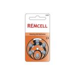 Remcell 13 Numara Işitme Cihaz Pili Kulaklık Pili 6'lı Blister - 1 Adet