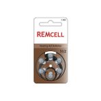 Remcell 312 Numara 6 Adet İşitme Cihazı Pili