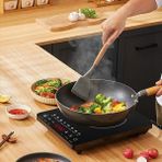 Remedy Taşınabilir Indüksiyon Ocak 8temp Dokunmatik Brülör Ocak Hotplate Abd Tak (Yurt Dışından)