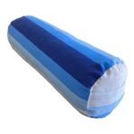 Remege Bolster Minderi - Silindir Yoga Minderi - Mavi - Beyaz