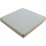 Remege Kare Minderi - Sandalye Minderi - Kreş Anaokulu Oyun Minderi - Bahçe Dekor Minderi 40X40X5 cm - Beyaz
