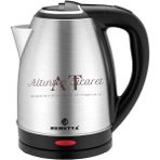 Remetta 2 Yıl Kaynat Delux Çelik Kettle Su Isıtıcı Altptic Metalik Modern 2200 W Çelik - Almond Cream