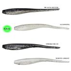 Remixon Worm Shad 7.5 cm 5 Adet Black Silver Standart Yem