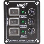 Remkay 12V 10'lu İzoleli Dikey Switch Panel