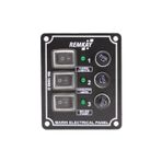 Remkay 12V 4'lü İzoleli Dikey Switch Panel