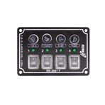 Remkay 12V 4'lü İzoleli Yatay Switch Panel