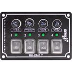 Remkay 12V 5'li İzoleli Yatay Switch Panel