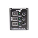 Remkay 12V 6'lı İzoleli Dikey Switch Panel