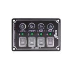 Remkay 12V 6'lı İzoleli Yatay Switch Panel