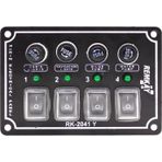 Remkay 12V 8'li İzoleli Yatay Switch Panel