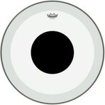 Remo P3-1324-10 Powerstroke P3 Şeffaf Top Black Dot 24" Bas Davul Derisi