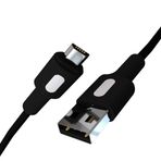 REMORAX Coral Micro USB Hızlı Şarj Kablosu (Siyah + Beyaz/Siyah Uç) (120 CM)