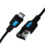 REMORAX Coral Micro USB Hızlı Şarj Kablosu (Siyah + Mavi/Siyah Uç) (150 CM)