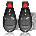 REMOTEAGO Anahtarsız Giriş Uzaktan Kumanda Anahtar Kesilmemiş Yedek Chrysler 300 2008-2013/ Dodge Charger Durango Challenger 2008-2015 Serisi FCCID: M3N5WY783X (433MHz)