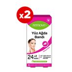 remove Yüz Ağda Bandı Hassas X2 Adet