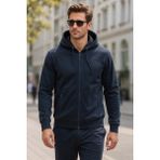 Remsa Erkek Kapüşonlu Tek Üst Ceket REU-25723 Lacivert - 2XL