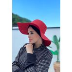 Remsa Mayo Hasır Şapka Kırmızı RŞ-64