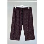 Remsa Mayo Remsa Erkek Havuz Deniz Uzun Kapri Şort Mayo RK005 Siyah Monogram
