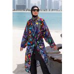 Remsa Mayo Remsa Tesettür Mayo Üzerine Tek Kaftan Kimono Pareo RP020 Alina