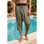 Remsa Mayo Şalvar Erkek Kapri Mayo Deniz Havuz Şortu RKS-012 Haki - 2XL