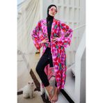 Remsa Mayo Tesettür Mayo Üzerine Tek Kaftan Kimono Pareo Rp024 Renkpare,Pembe03 2