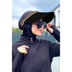 Remsa Mayo Vizör Hasır Şapka Güneş Koruyucu Siperlik Rş-39 Siyah Camel - Standart - Camel - Siyah