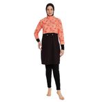 Remsa Paraşüt Spor Likra Tam Kapalı Tesettür Mayo R107 Melis (Siyah, XL)