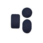 REMSATİC Ütü Ile Yapışan Arma - Patch - (KÜÇÜK) Delik Yama Set-5 Modeli Lacivert (3'LÜ SET)