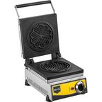 Remta 16 cm Gümüş Çiçek Model Elektrikli Waffle Makinesi