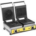 Remta Çiftli Kare Çiçek Model 21 Çap Elektrikli Waffle Makinası