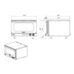 Remta Elektrikli Patiseri Fırın 40x60 cm tepsi Trifaze